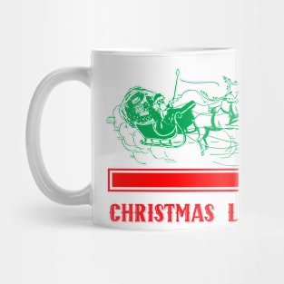 cool retro christmas loading gift Mug